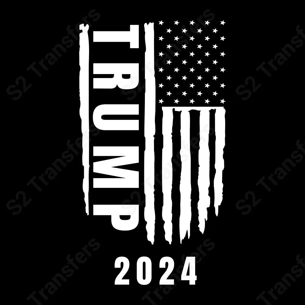 Trump 2024 Flag Patriotic - DTF Transfer DTF Transfer