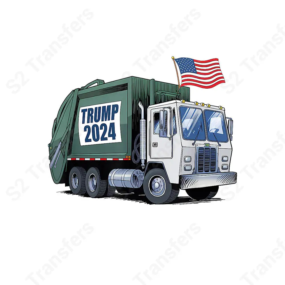 Trump 2024 Garbage Truck - DTF Transfer DTF Transfer
