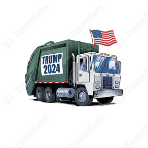 Trump 2024 Garbage Truck - DTF Transfer DTF Transfer