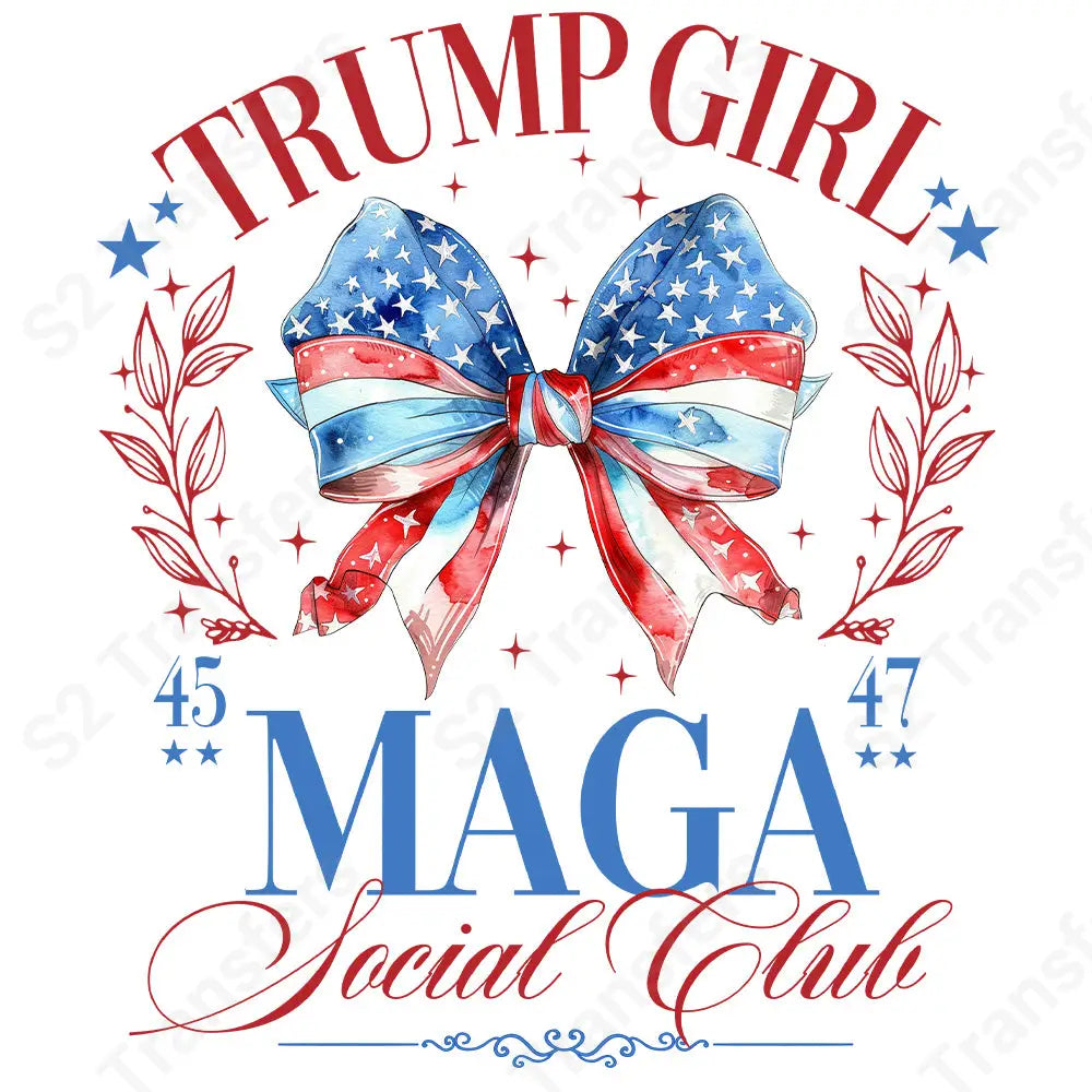 Trump Girl MAGA Social Club - DTF Transfer DTF Transfer