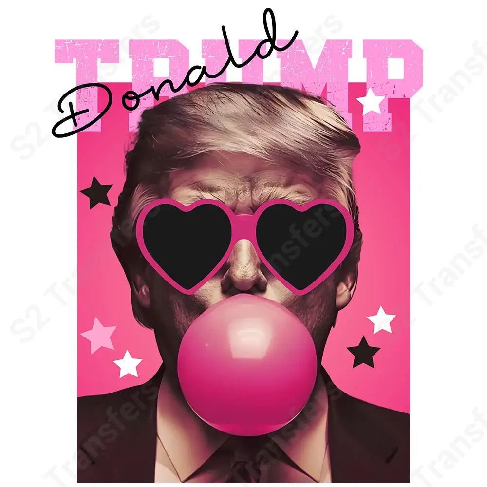 Trump Pink Pop Art - DTF Transfer DTF Transfer