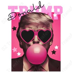 Trump Pink Pop Art - DTF Transfer DTF Transfer