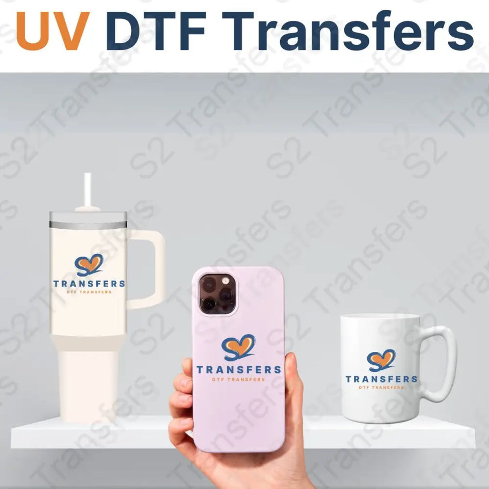 UV DTF stickers by size