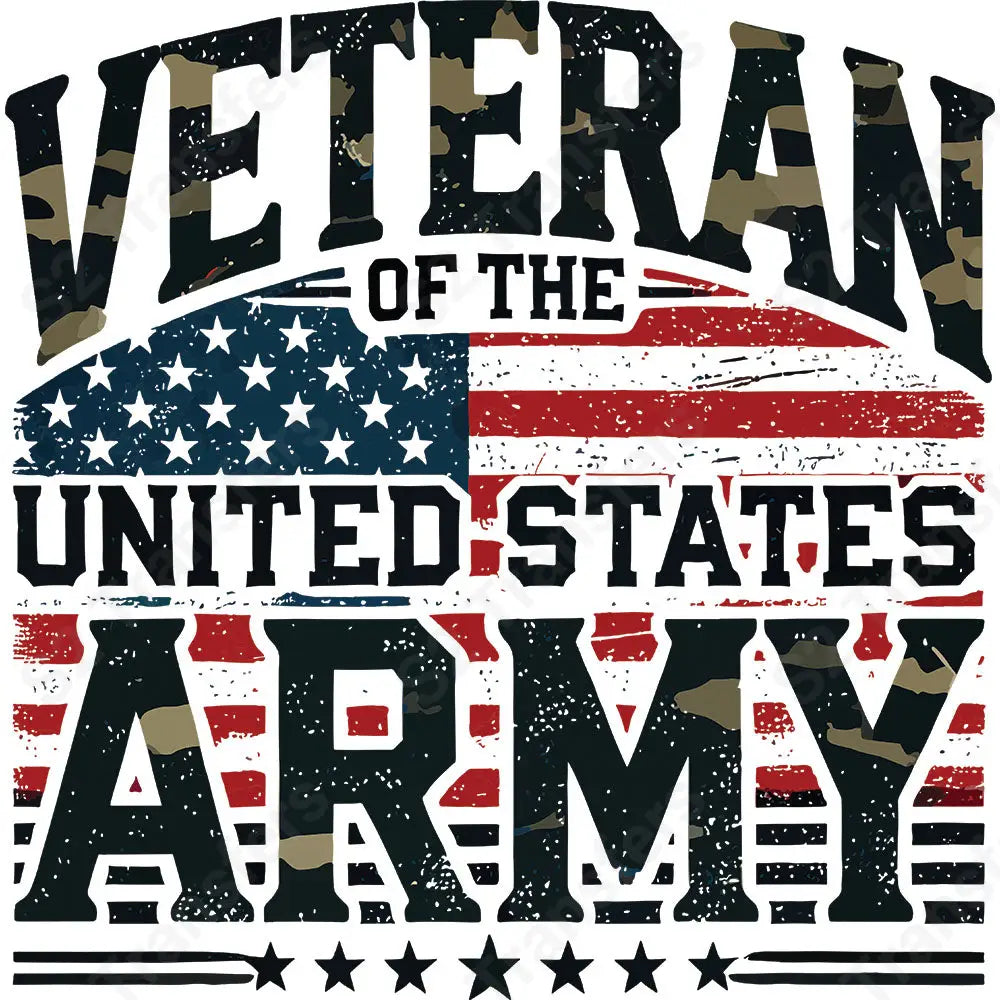 Veteran Of The US Army - DTF Transfer DTF Transfer