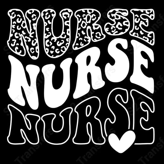 Wavy Nurse White - DTF Transfer DTF Transfer