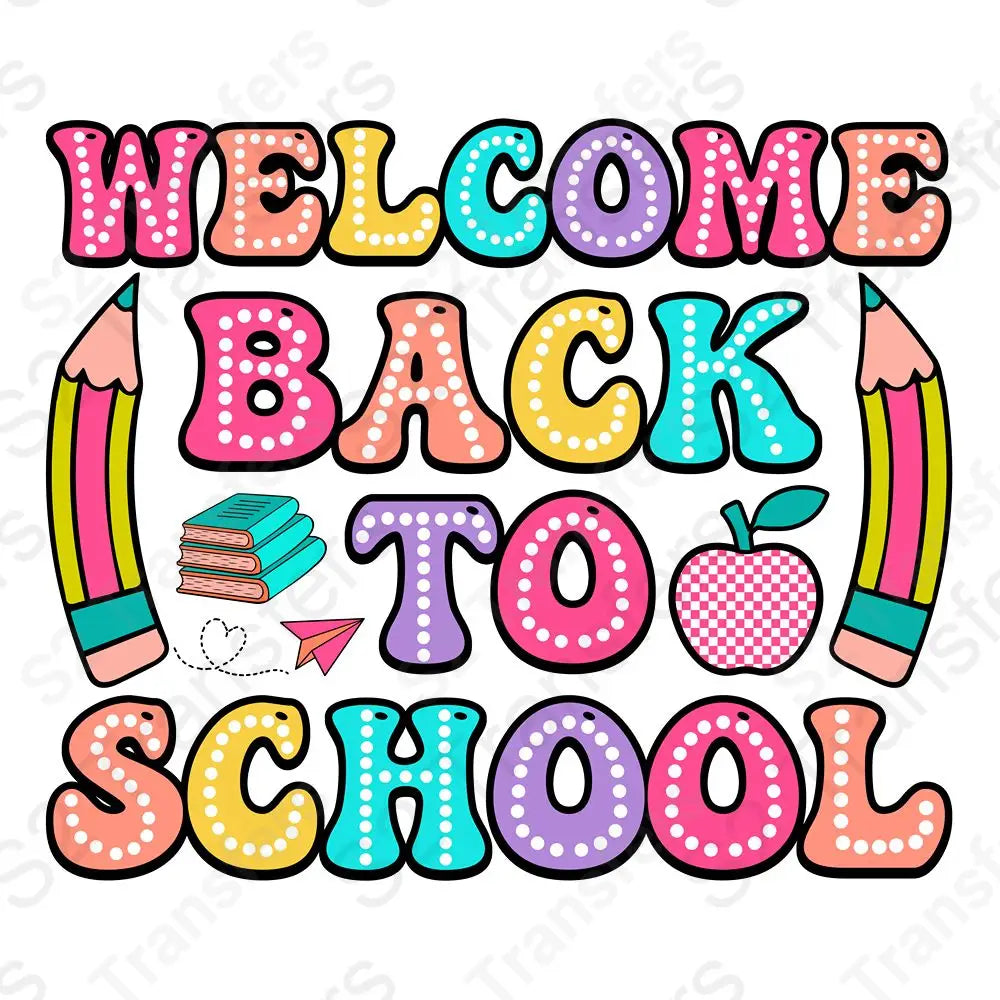 Welcome Back To School Retro