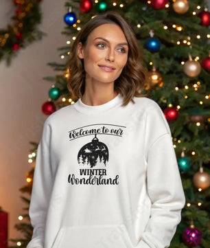 Welcome To Our Winter Wonderland - DTF Transfer DTF Transfer