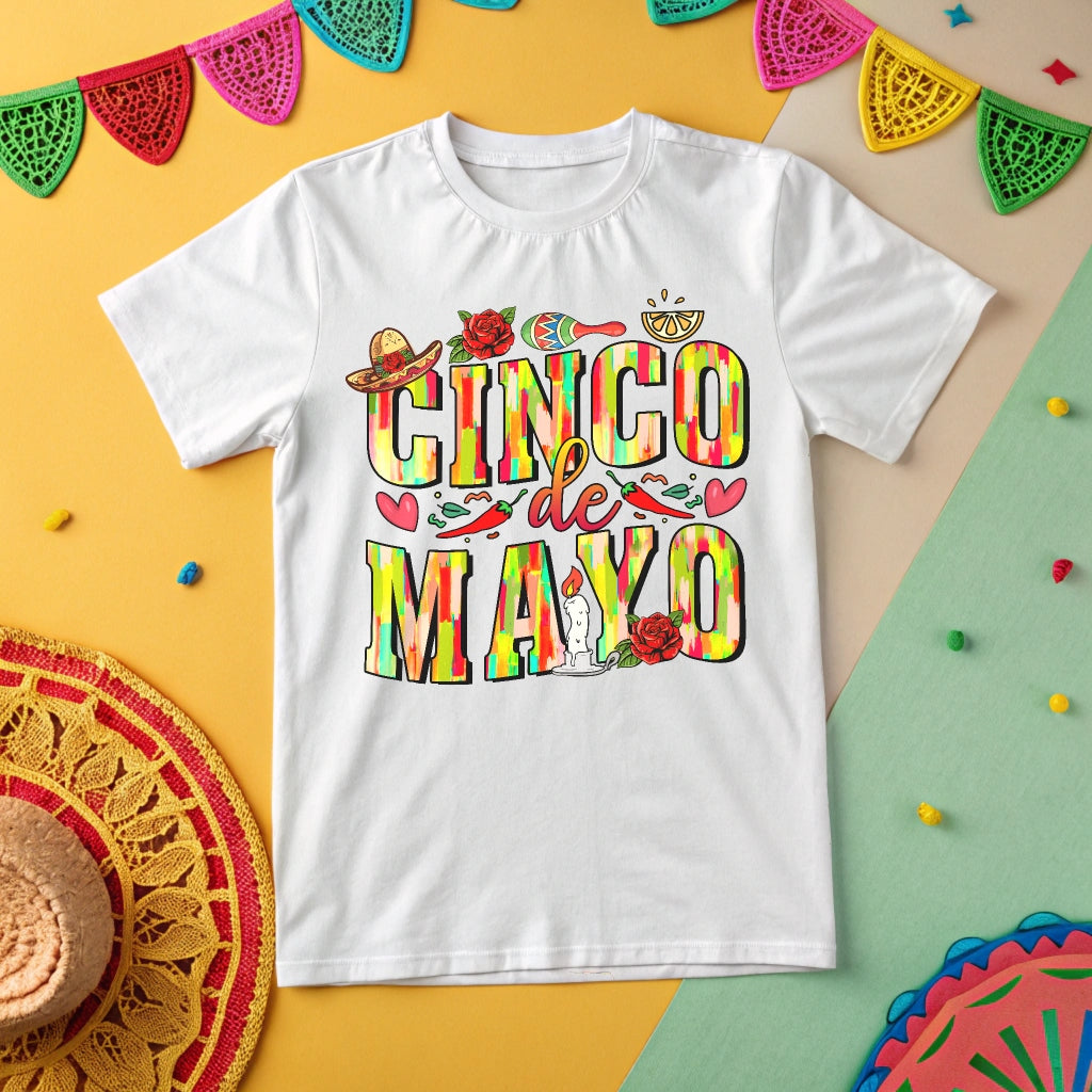 Cinco De Mayo Brush Strokes - DTF Transfer