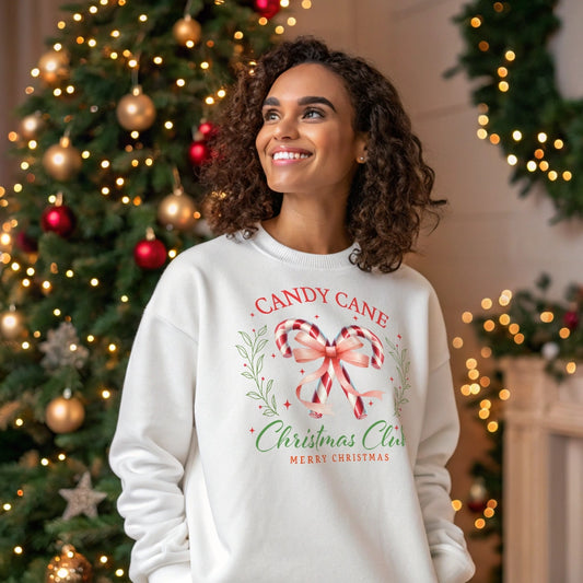 Candy Cane Christmas Club - DTF Transfer