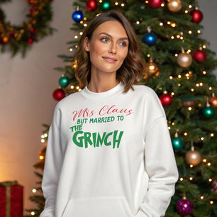 Mrs Claus But Married To The Grinch - DTF Transfer