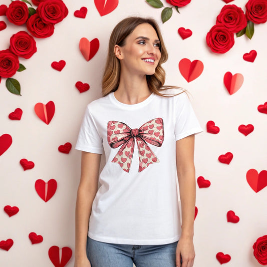 Heart Coquette Bow - DTF Transfer