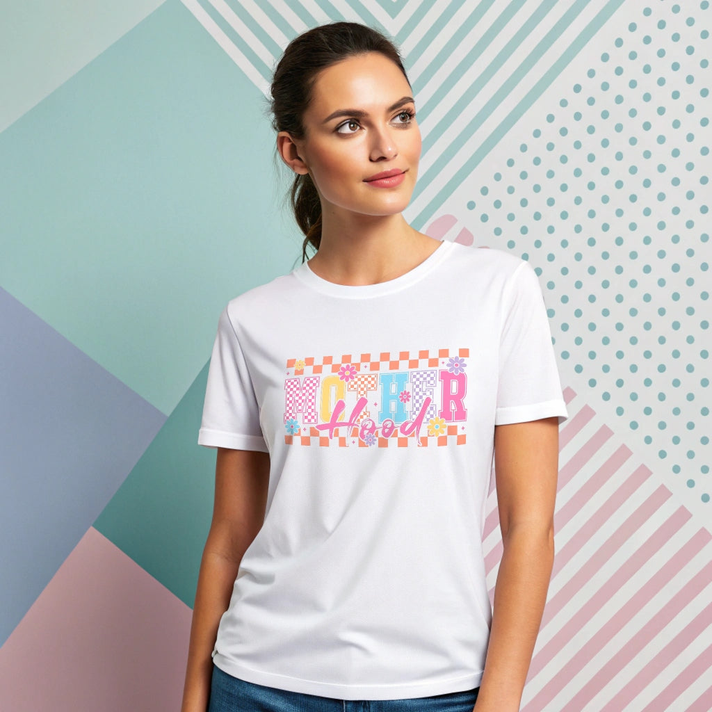 Checkered Motherhood Colorful - DTF Transfer