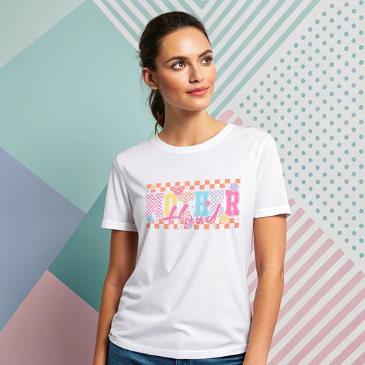Checkered Motherhood Colorful - DTF Transfer