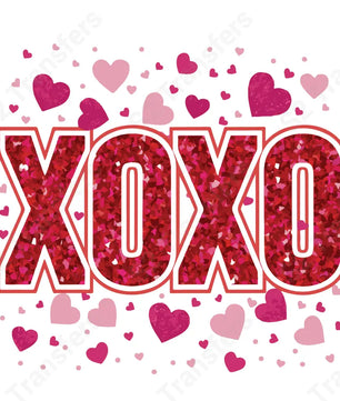 XOXO Heart Design - DTF Transfer DTF Transfer