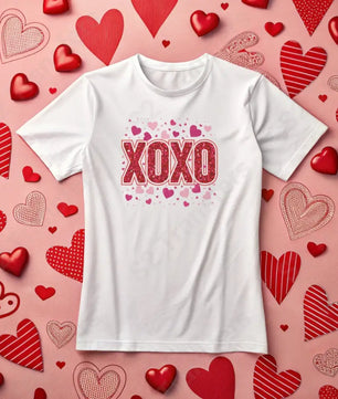 XOXO Heart Design - DTF Transfer DTF Transfer